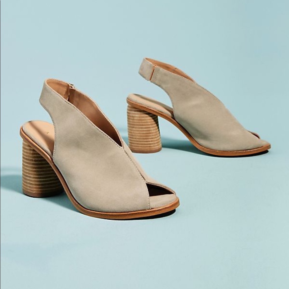 Anthropologie Tracy Slingback GREY NEW Size 9